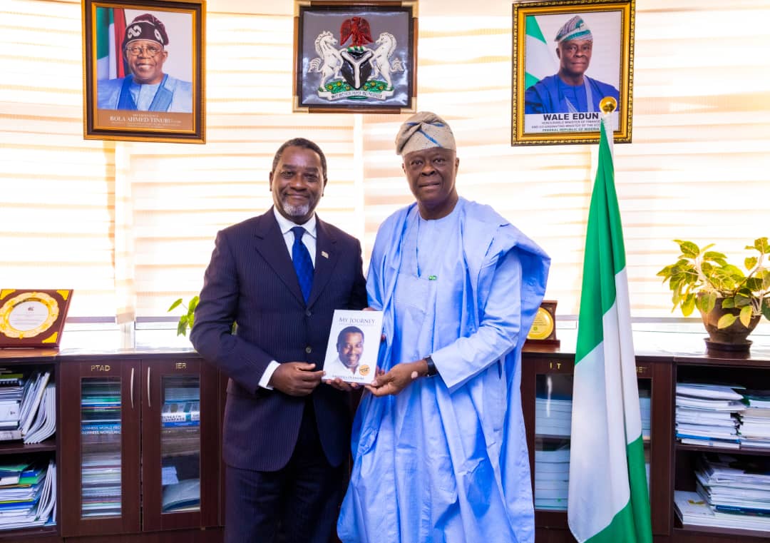 Courtesy visit by President of NBCC to the Honourable Minister of Finance