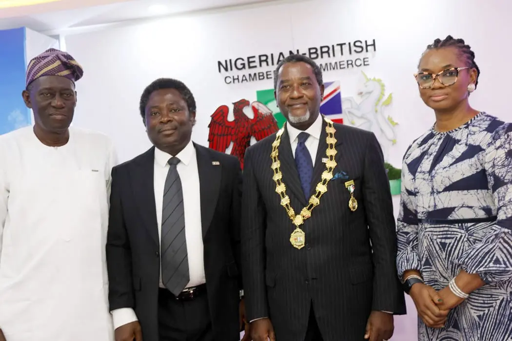 Abimbola Olashore with partners at a chamber event